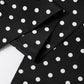Dolce & Gabbana Black Polka Dot Neck Wrap Foulard 150cm x 12.5cm  Scarf