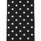 Dolce & Gabbana Black Polka Dot Neck Wrap Foulard 150cm x 12.5cm  Scarf