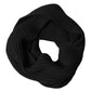 Dolce & Gabbana Black Cashmere Knit Neck Wrap Shawl 202cm x 26cm  Scarf