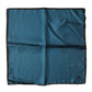 Dolce & Gabbana Blue Silk Square Pocket Handkerchief Scarf