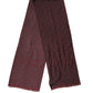 Dolce & Gabbana Maroon Patterned Silk Wrap Foulard Men 133cm x 22cm Scarf