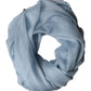 Dolce & Gabbana Light Blue Silk Stole Neck Wrap Shawl 200cm x 130cm Scarf