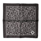 Dolce & Gabbana Brown Jazz Club Square Handkerchief Men 32cm x 31cm Scarf