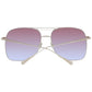 Scotch & Soda Gold Stainless Steel Sunglasses