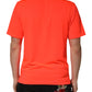 Dolce & Gabbana Neon Orange Polyester Crew Neck Men T-shirt