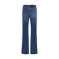 7FOR Blue Cotton Bootcut Jeans