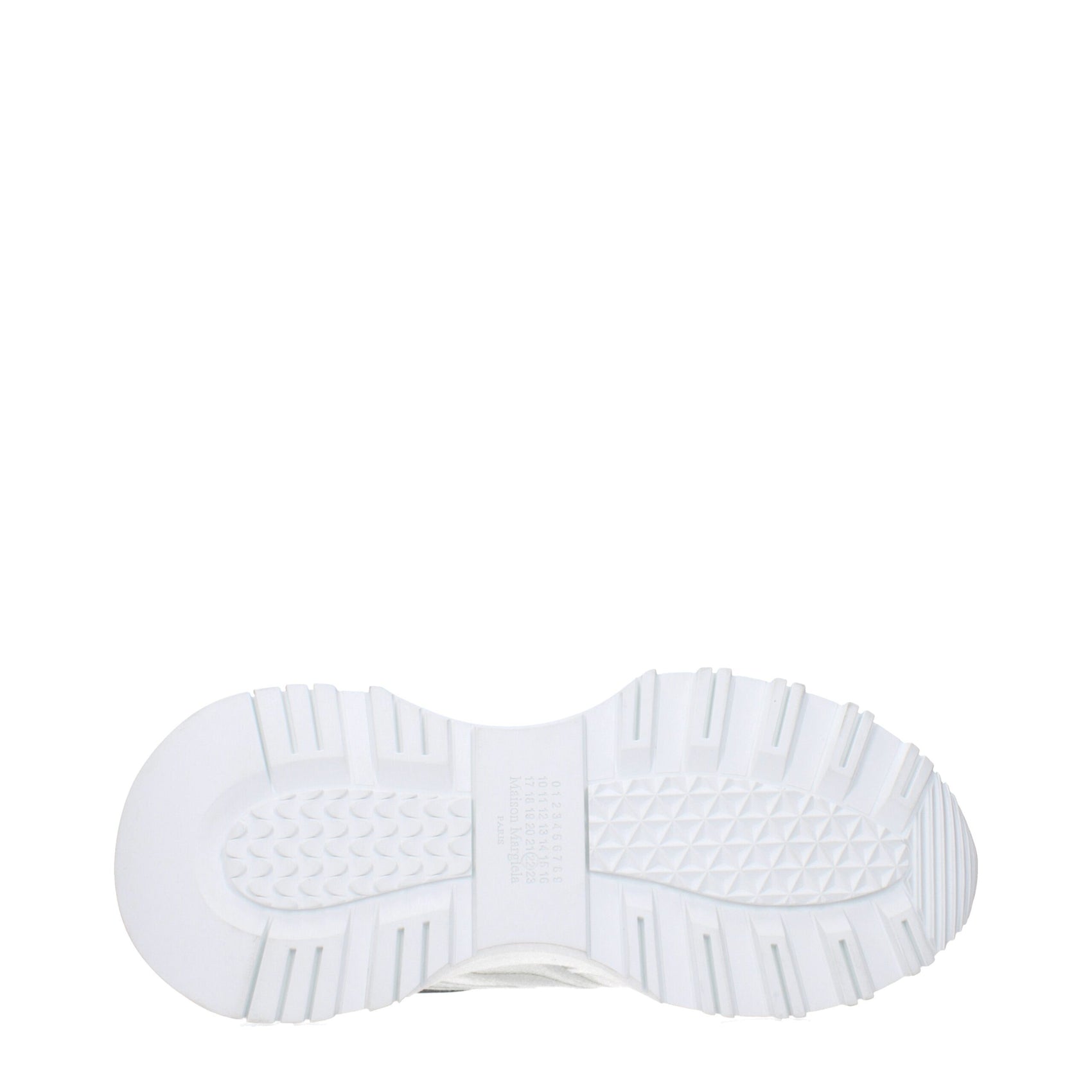 Maison Margiela White Fabric Athletic Sneakers