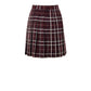 Dolce & Gabbana Bordeaux Wool Mini Skirt