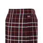 Dolce & Gabbana Bordeaux Wool Mini Skirt