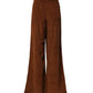 Jucca Brown Wide Leg High Waist Corduroy Denim Trouser Jeans