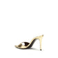 Giuseppe Zanotti Gold Leather Stiletto Heel Sandals