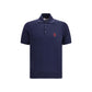 Brunello Cucinelli Blue Cotton Polo Shirt