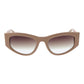 Trussardi Beige Acetate Sunglasses