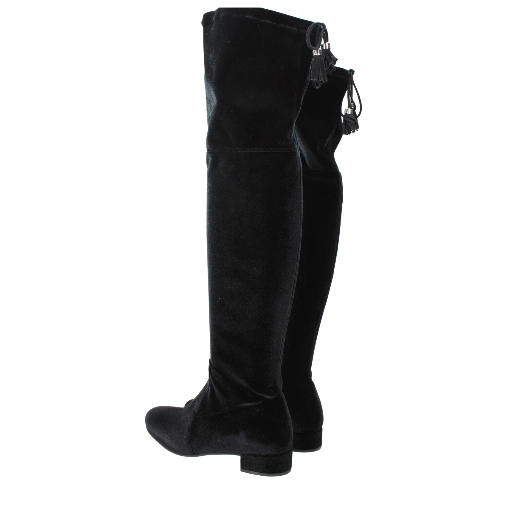 Prada Black Velvet Over The Knee