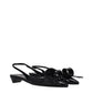 Prada Black Leather Sandals