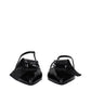 Prada Black Leather Sandals
