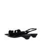 Prada Black Leather Sandals