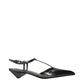 Prada Gray Leather Sandals