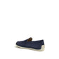 Tod's Blue Calf Leather Bos Taurus Slip-On Loafers