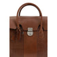 Brunello Cucinelli Brown Calf Leather Bos Taurus Luggage And Travel