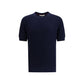 Brunello Cucinelli Blue Linen T-Shirt