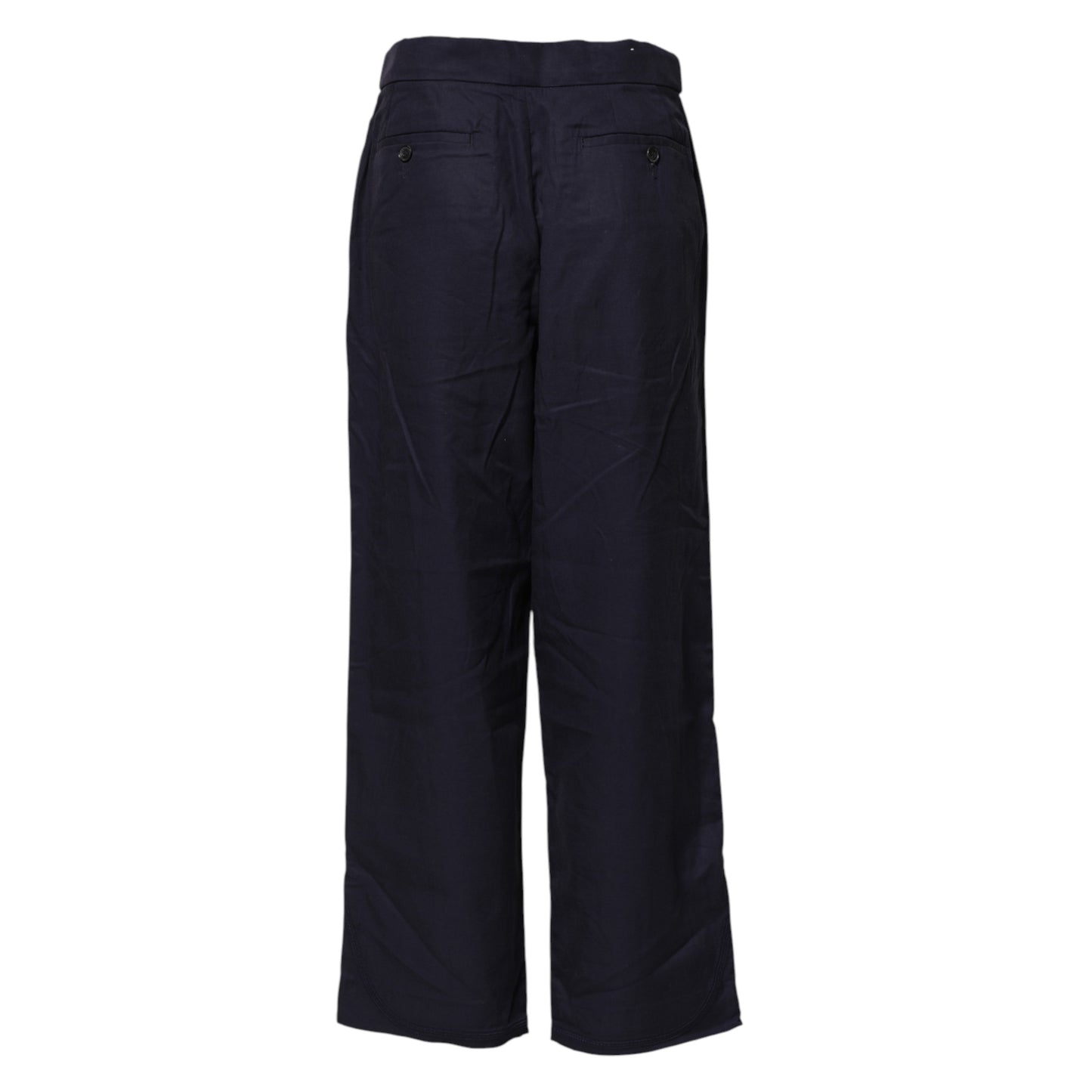 Levi's Navy Blue Straight High Waist Chino Casual Trouser Pants