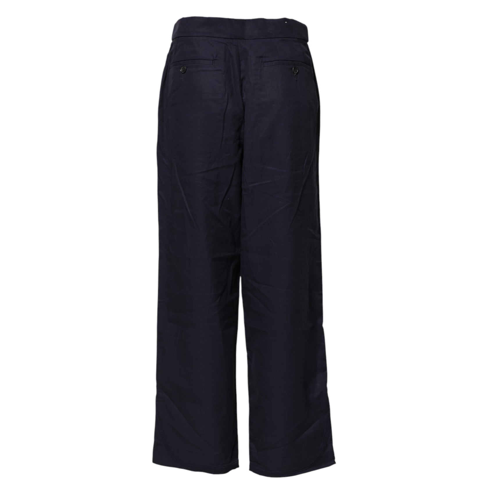 Levi's Navy Blue Straight High Waist Chino Casual Trouser Pants