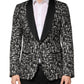 Dolce & Gabbana Black Jazz Club Silk Single Breasted Blazer