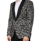 Dolce & Gabbana Black Jazz Club Silk Single Breasted Blazer