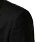 Dolce & Gabbana Black Fantasy Single Breasted Jacket Blazer