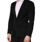 Dolce & Gabbana Black Wool Single Breasted 2 Button Blazer