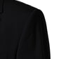 Dolce & Gabbana Black Wool Single Breasted 2 Button Blazer