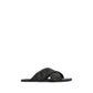Fendi Black Rubber Slippers