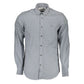 Harmont & Blaine Blue Cotton Pattern Shirt