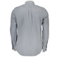 Harmont & Blaine Blue Cotton Pattern Shirt