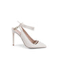 Dee Ocleppo White Leather High Heel Pumps