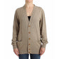 Ermanno Scervino Beige Rayon Cardigan