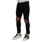 Dsquared² Black Cotton Skinny Pants