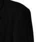 Dolce & Gabbana Black Wool Single Breasted Long Coat Jacket
