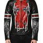 Dolce & Gabbana Multicolor Guns n' Roses Full Zip Men Biker Jacket