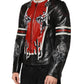 Dolce & Gabbana Multicolor Guns n' Roses Full Zip Men Biker Jacket