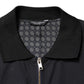 Dolce & Gabbana Dark Blue Cotton Full Zip Bomber Men Jacket