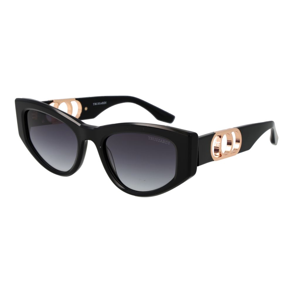 Trussardi Black Acetate Sunglasses