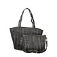 Mario Valentino "Black Polyurethane Women Bucket Bag"