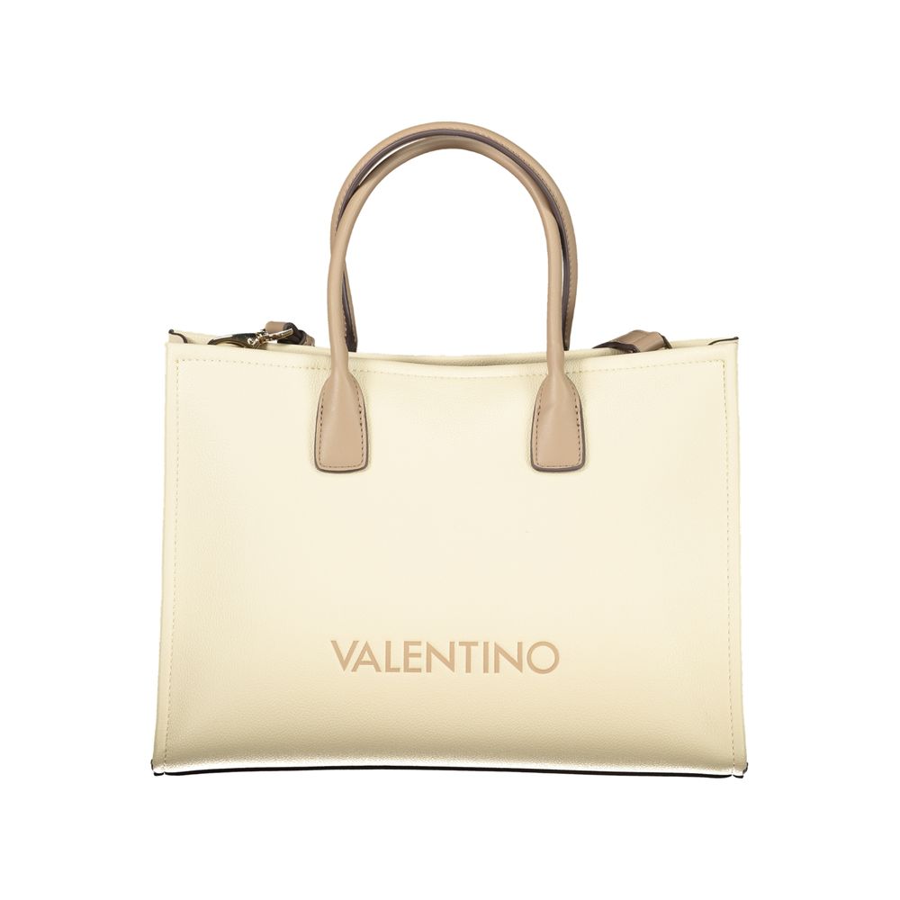 Mario Valentino Beige Polyurethane Women Handbag