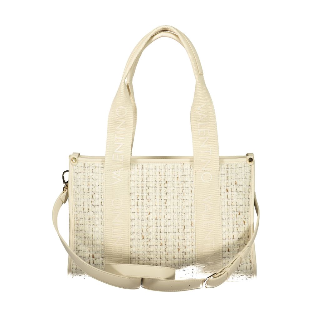 Mario Valentino Bianco Polyester Woman Handbag
