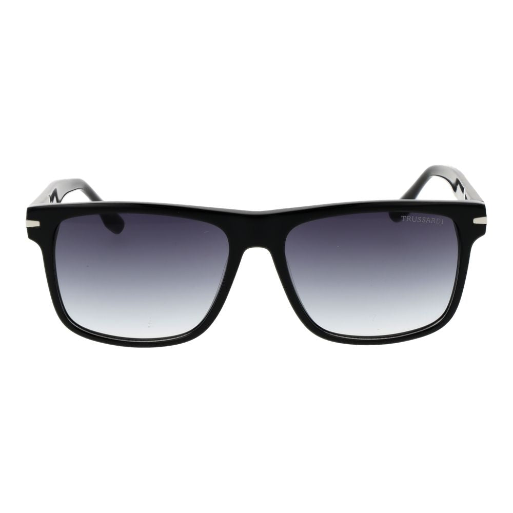 Trussardi Black Acetate Sunglasses