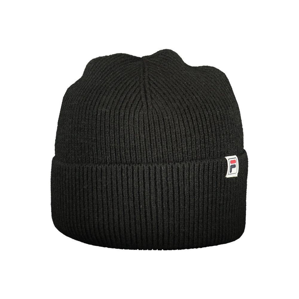 Fila Black Polyacrylic Men Cap
