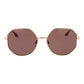 Trussardi Rose Gold Metal Sunglasses