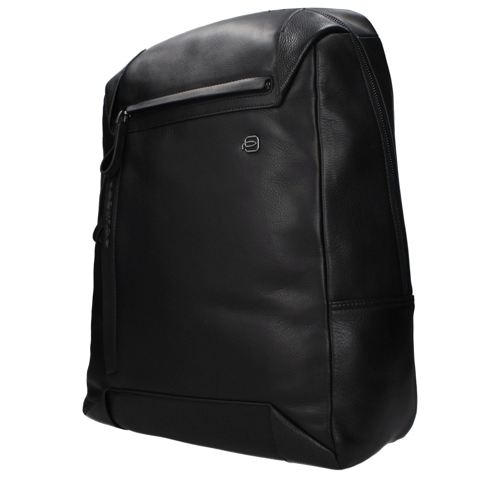 Piquadro Black Leather Backpack